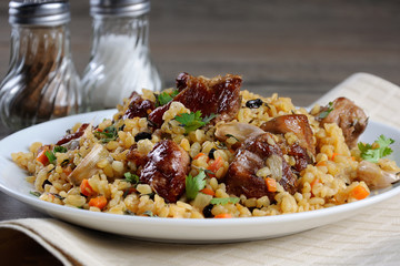 Bulgur with meat