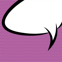 Empty speech bubble