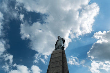 Monument Taras Shevchenko at the grave in Kaniv.