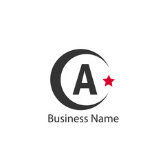 Letter A Logo Template Design