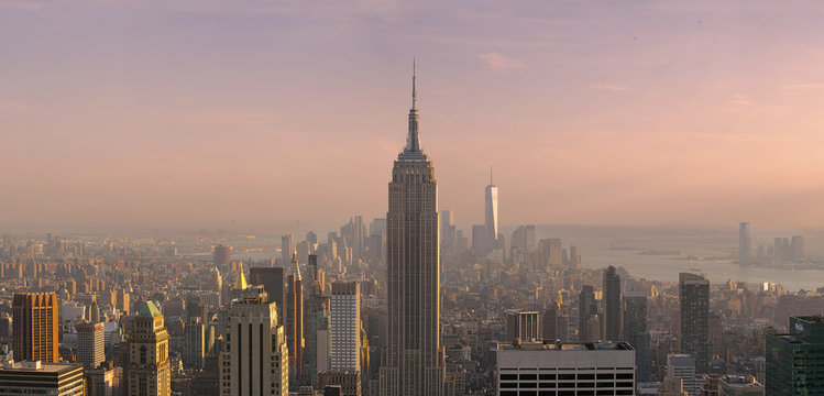 New York City Manhattan Midtown view with Empire State Building, New York City, USA