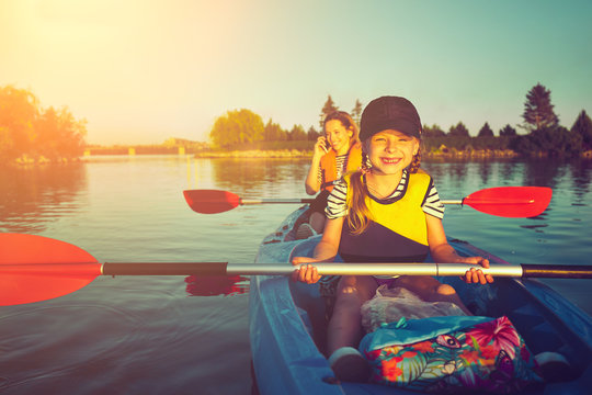 Wild nature and water fun on summer vacation. Camping and fishing.