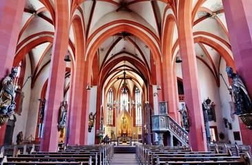 Karlstadt, Andreaskirche, Innenraum