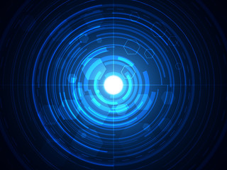 Abstract technology concept background. Vector illustration
