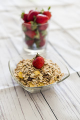 Strawberry and cereal