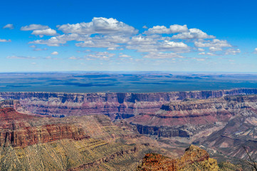 The Grand Canyon Gives Way to the Flat Plains of the Grand Staircase