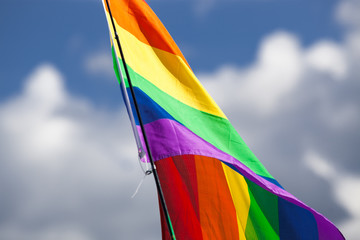 rainbow symbol at pride parade
