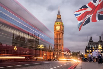 Foto op Plexiglas De Big Ben en het Parlementsgebouw & 39 s nachts, Londen, VK © Tomas Marek