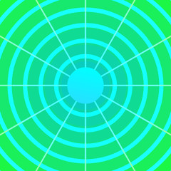 Creative cover with blend gradient and web. Square format. Color button with a geometric blend stroke grid.