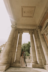 Fototapeta premium Wedding couple in Rome, Italy