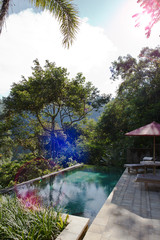 jungle tropic pool villa