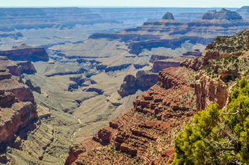 Stepping Down into the Depths of the Grand Canyon in Arizona
