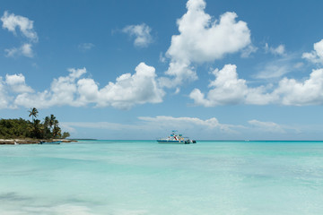 Tropical beach on the island