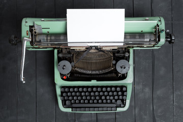 Antique Typewriter. Vintage Typewriter Machine