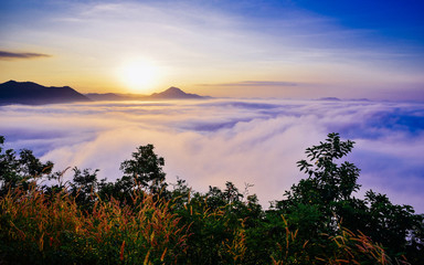 Phu Tok Mountain in Thailand