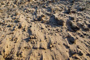 sand on the construction site