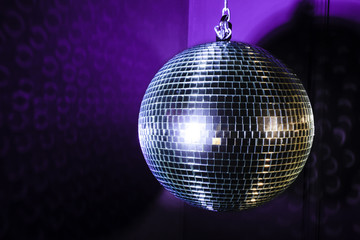 A Mirror disco ball