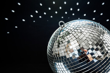 A Mirror disco ball