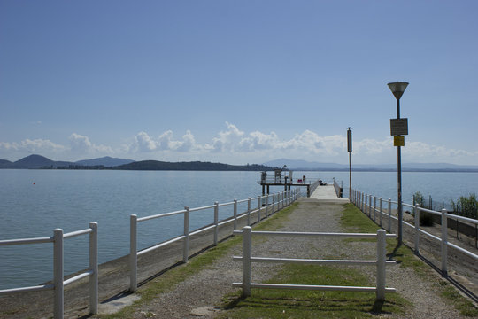 pier on the lake of dreams