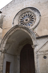 Obraz premium Cosenza, Italy - June 13, 2018 : View of San Domenico church