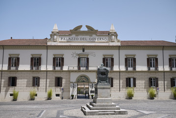 Obraz premium Cosenza, Italy - June 12, 2018 : View of Palazzo del Governo in Cosenza