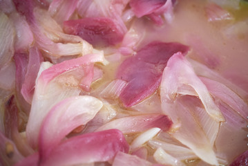 Tropea onions slices