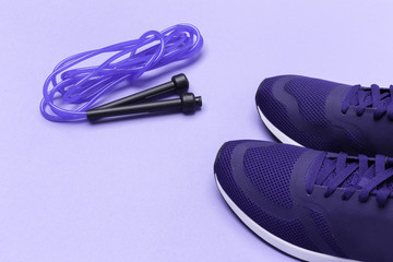 Sports Fitness concepts with Gym equipment