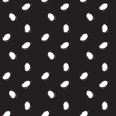Abstract Pattern. Black and White. Seamless. Vector.