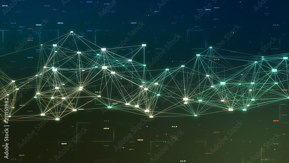 Sticker concept of big data and network