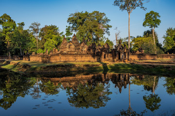 Fototapeta na wymiar Kambodscha - Angkor - Banteay Srei Temple