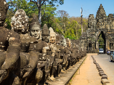 Kambodscha - Südtor von Angkor Thom