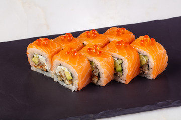 Philadelphia roll with salmon