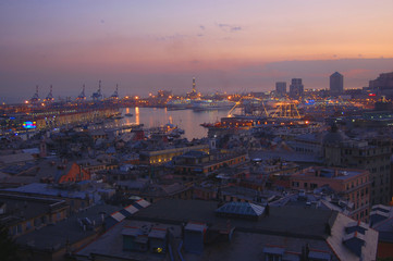 panorama of Genoa