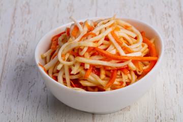 Tasty korean carrot