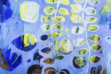 Detail of the Painting as a Background