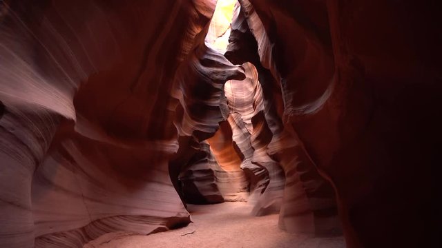 Amazing red cave. Antelope Canyon - Arizona 