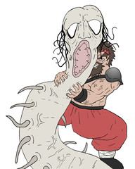 Killing monster illustration