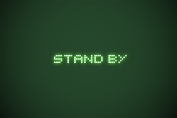 stand by screen message