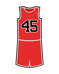 Obraz premium basket uniform illustration