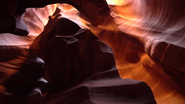 Amazing red cave. Antelope Canyon - Arizona 