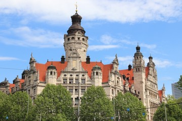 Fototapeta na wymiar Leipzig Town Hall