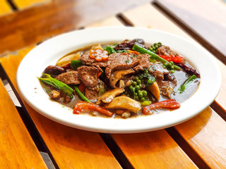 Stir Fried Black Pepper