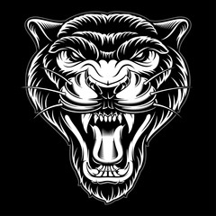 Vector illustration of panther.