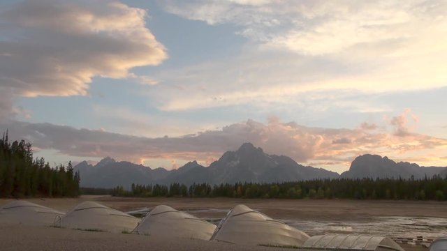 Time Lapse: Inverted Boats at Grand Teton National Park