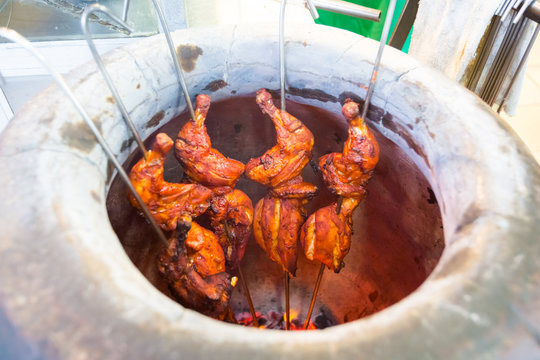 Malaysian tandoori chicken in oven