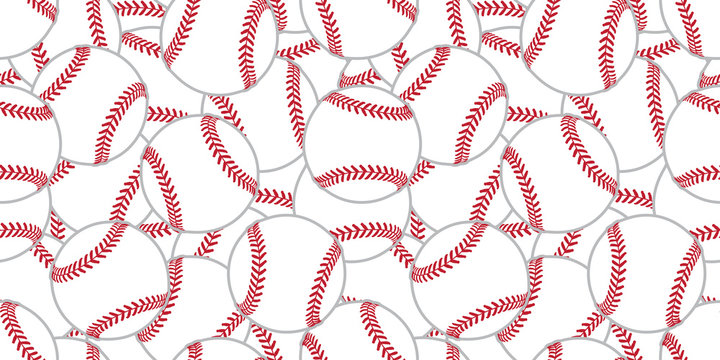 baseball Seamless pattern tennis ball vector tile background wallpaper scarf isolated graphic