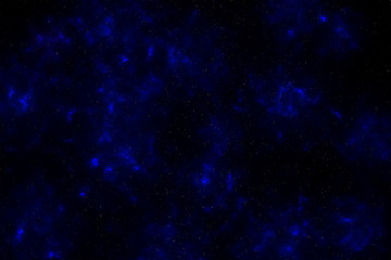 Obraz na płótnie Canvas Large cluster of stars. Colorful nebula. Space abstract background