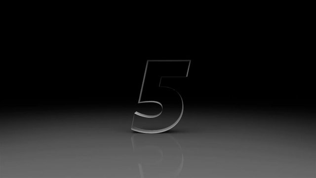 Counter with all numbersfrom 10 to 0, countdown, 3d rendering background, computer generating backdrop