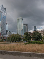 Warszawa centrum. - obrazy, fototapety, plakaty