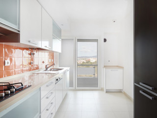 Interior de casa cozinha 